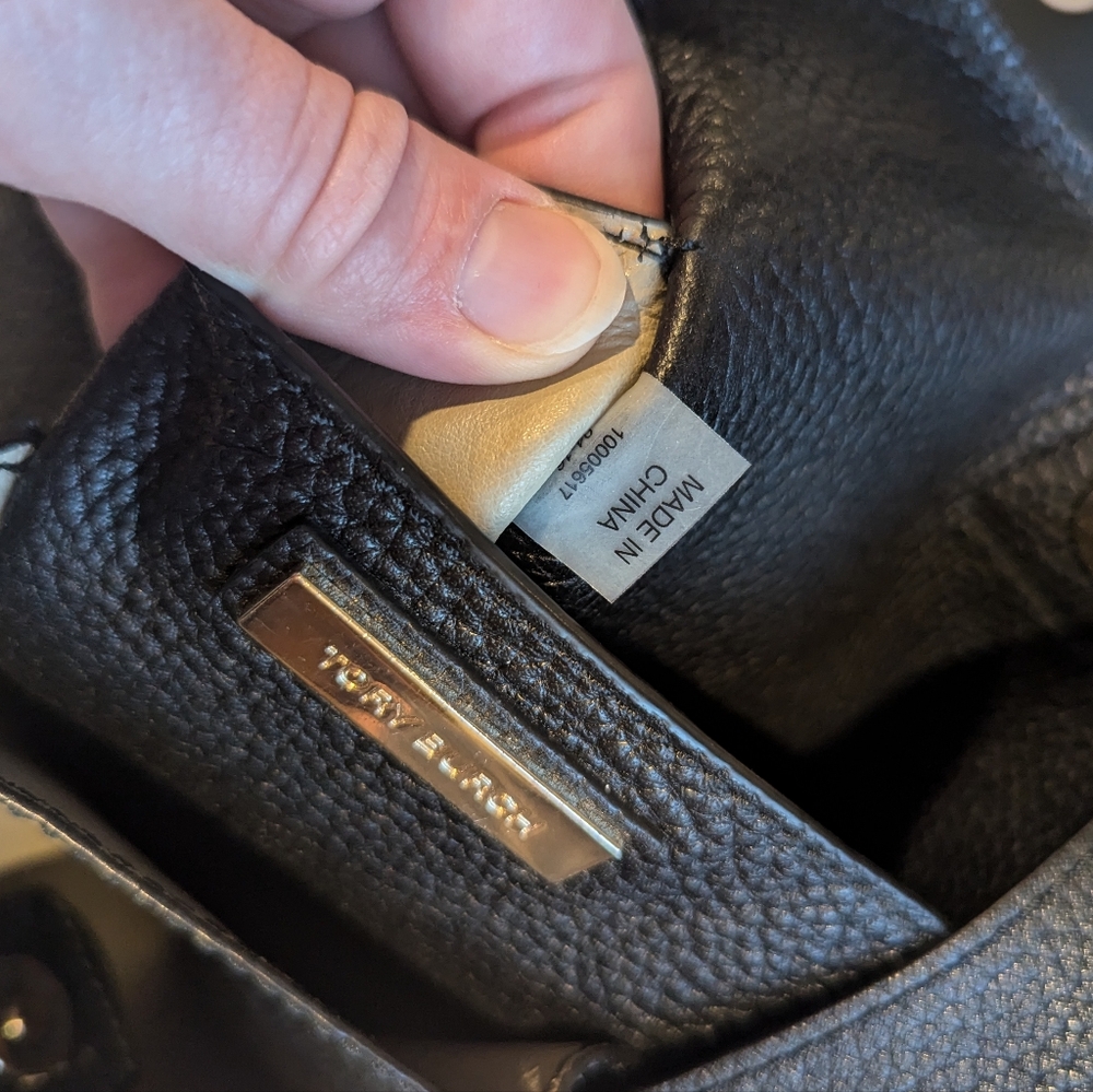 Tory Burch Leather Perry Hobo Tote - Picture 9 of 10